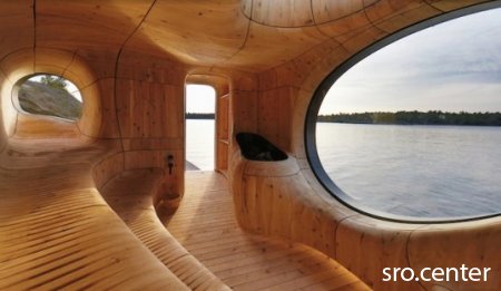На одном из канадских островов построена «сауна-грот»