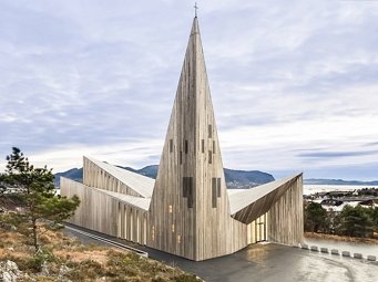 В Норвегии спроектировали «зубастую» церковь